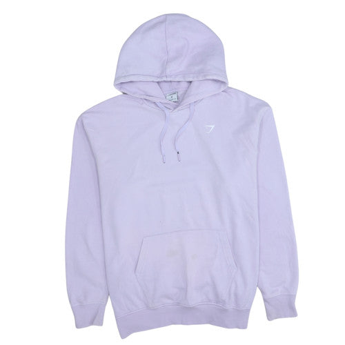 Gymshark Womens Lilac Pullover Hoodie Size M Cotton Blend