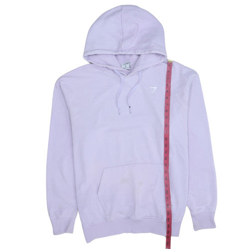 Gymshark Womens Lilac Pullover Hoodie Size M Cotton Blend