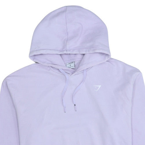 Gymshark Womens Lilac Pullover Hoodie Size M Cotton Blend