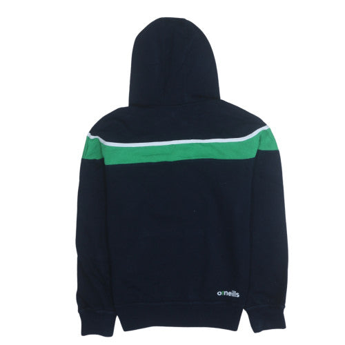 O'Neills Men's Blue & Green Pullover Hoodie XS Fleece Logo
