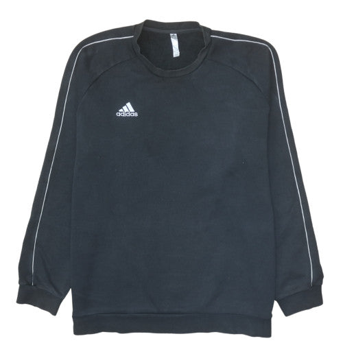 Adidas Men's Black 2XL Pullover Crew Neck Sports Sweatshirt