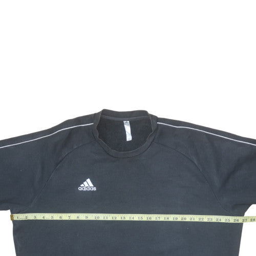 Adidas Men's Black 2XL Pullover Crew Neck Sports Sweatshirt
