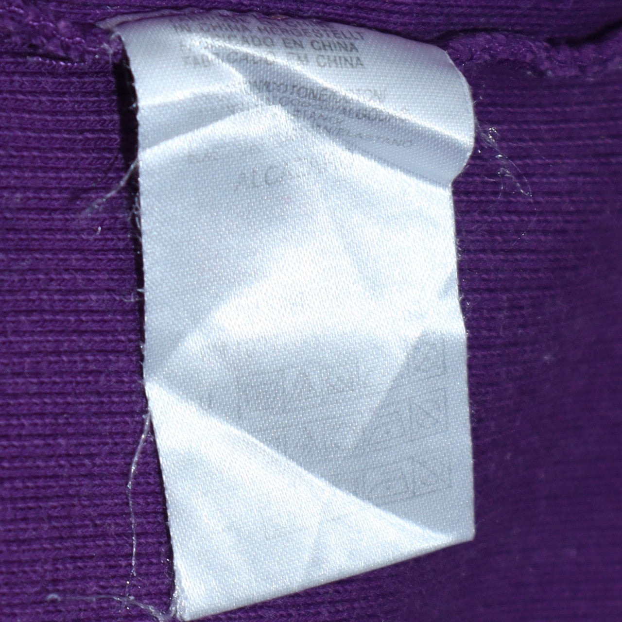 Ellesse Women Purple Zip Hoodie Jacket Size M Cotton Blend