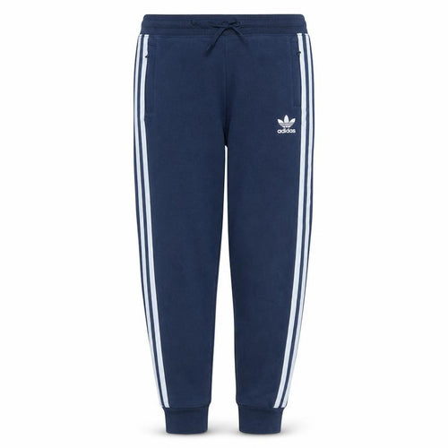 Adidas Boys Blue 12-13 Years Jogger Trousers with Side Stripes
