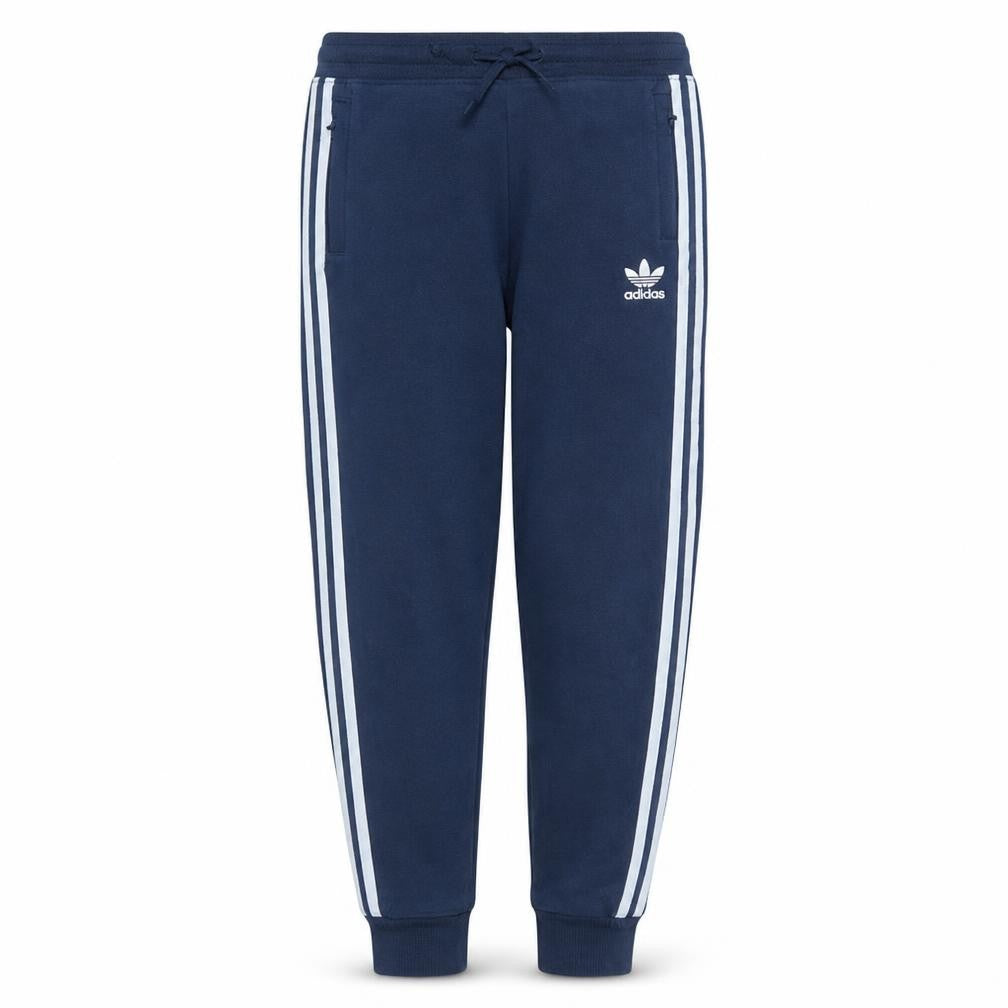Adidas Boys Blue 12-13 Years Jogger Trousers with Side Stripes