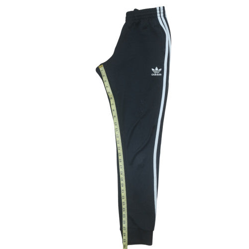 Adidas Men's Black Track Pants S Regular Fit Tapered Joggers
