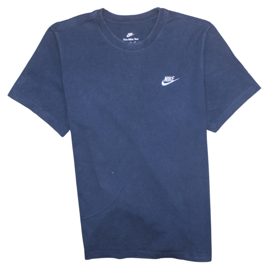 Nike Men's Blue XL Crew Neck Cotton Short Sleeve T-Shirt