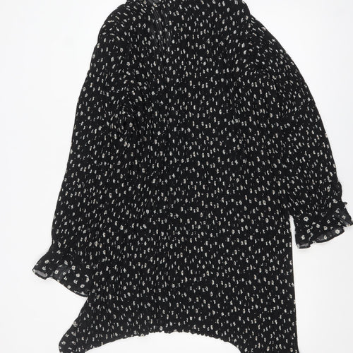 Marks and Spencer Women’s Black Floral Shift Dress Size 18 Regular