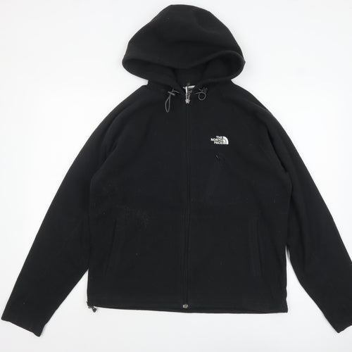 The North Face Men's Black Full Zip Fleece Hoodie Size S