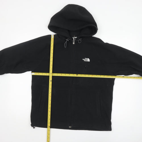 The North Face Men's Black Full Zip Fleece Hoodie Size S