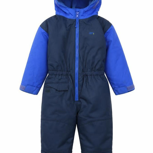 Togz by PlayTogs Boys Blue Waterproof Hooded Snowsuit 2 Years