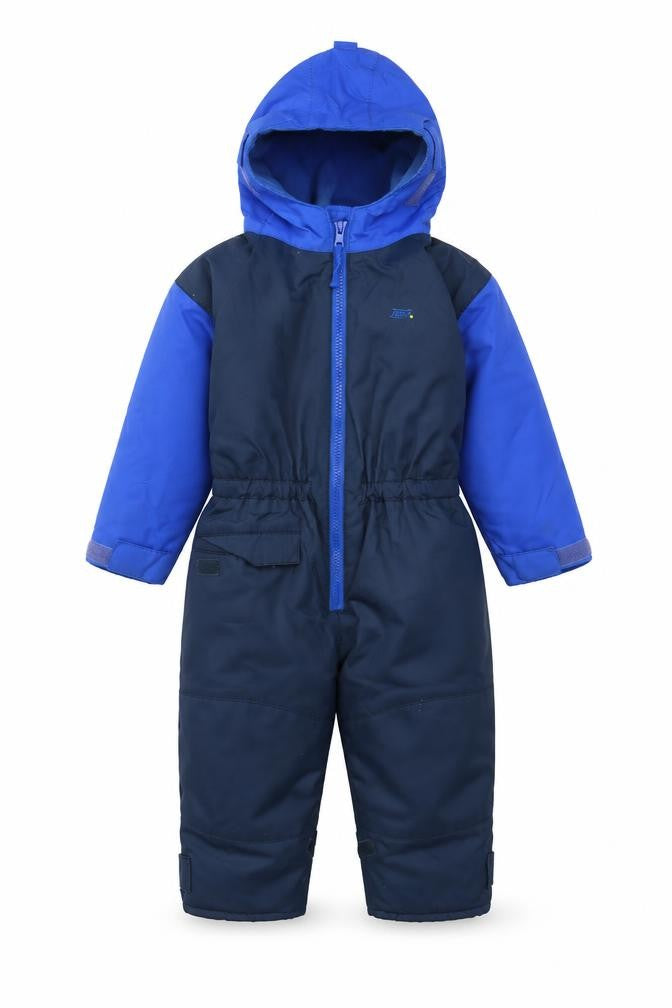 Togz by PlayTogs Boys Blue Waterproof Hooded Snowsuit 2 Years