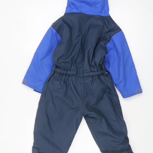 Togz by PlayTogs Boys Blue Waterproof Hooded Snowsuit 2 Years