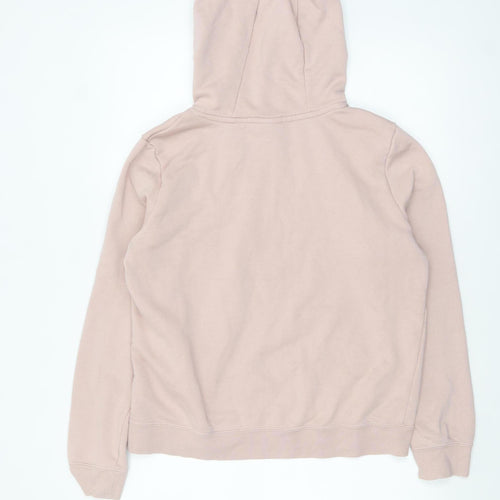 Nike Womens Pink Pullover Hoodie Medium Relaxed Fit Sweatshirt