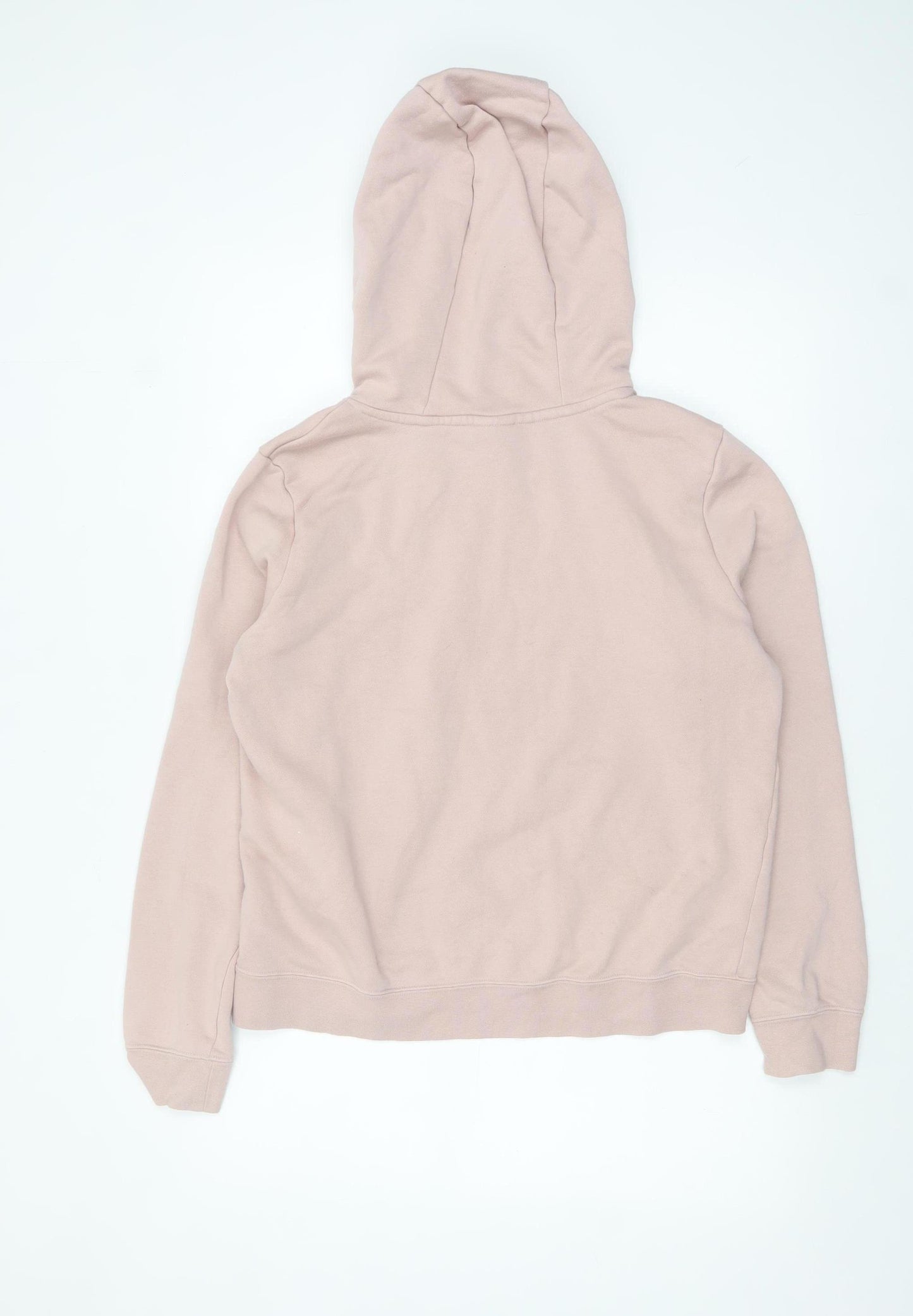 Nike Womens Pink Pullover Hoodie Medium Relaxed Fit Sweatshirt