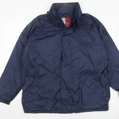 Trespass Men's Navy Blue Waterproof Technical Jacket Size L