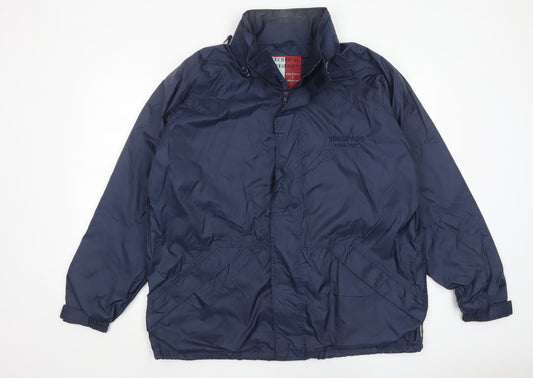 Trespass Men's Navy Blue Waterproof Technical Jacket Size L