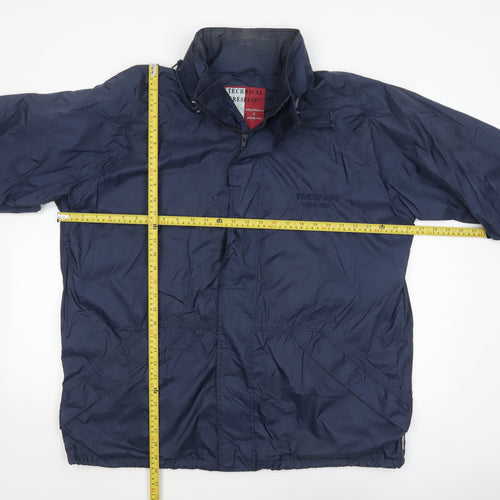 Trespass Men's Navy Blue Waterproof Technical Jacket Size L
