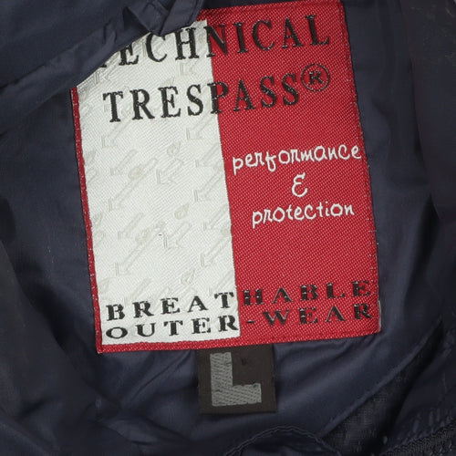 Trespass Men's Navy Blue Waterproof Technical Jacket Size L