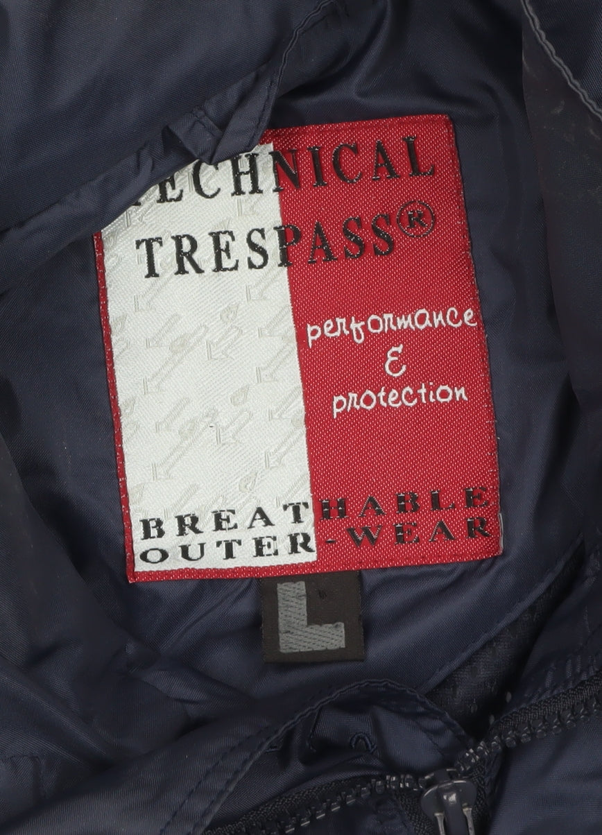 Trespass Men's Navy Blue Waterproof Technical Jacket Size L