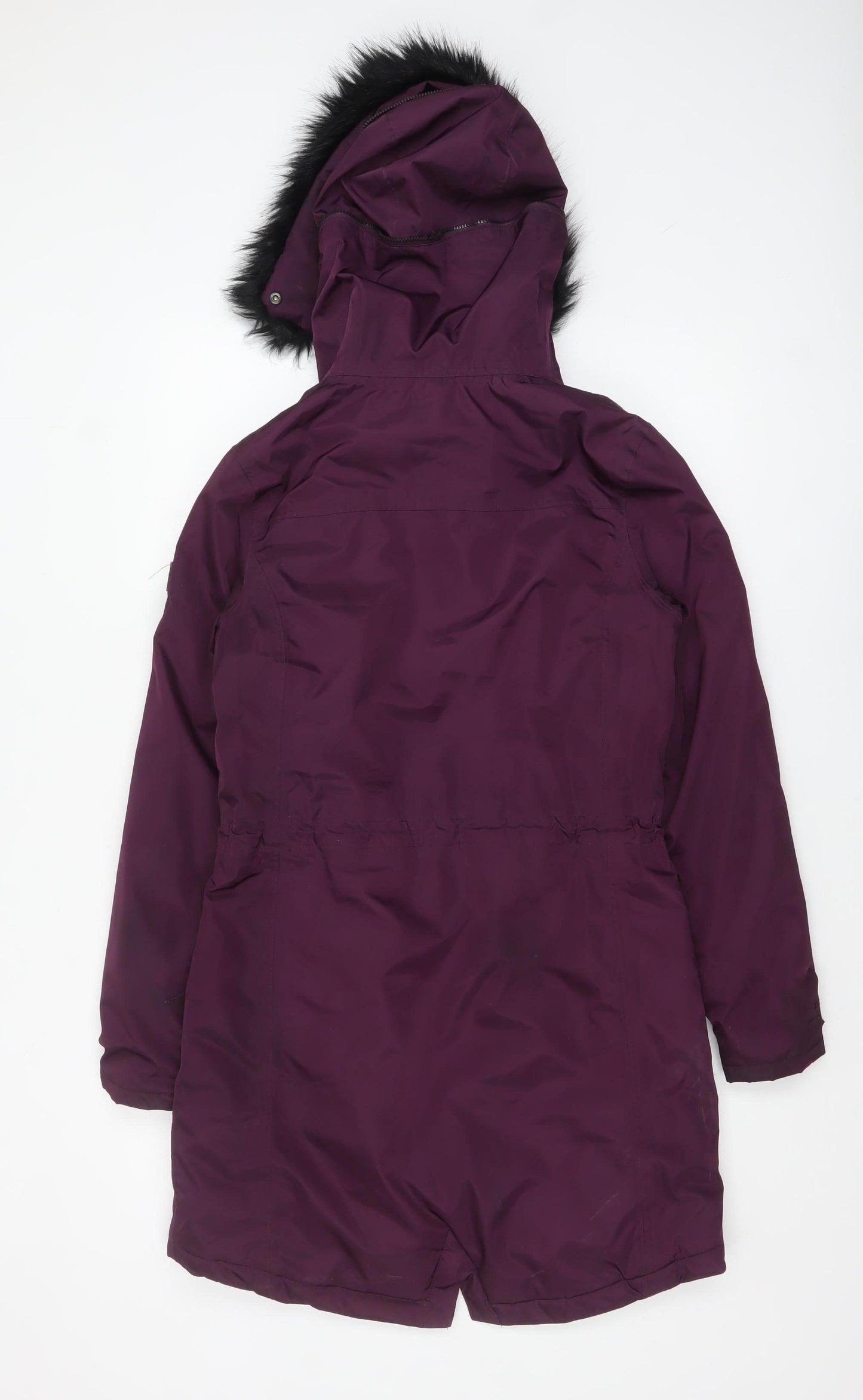 Regatta Great Outdoors Women Purple Waterproof Parka Coat UK 10