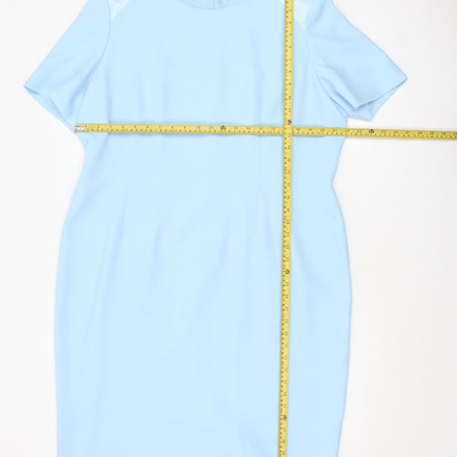 Condici Women Blue Sheath Knee Length Dress Size 20 Formal Wedding