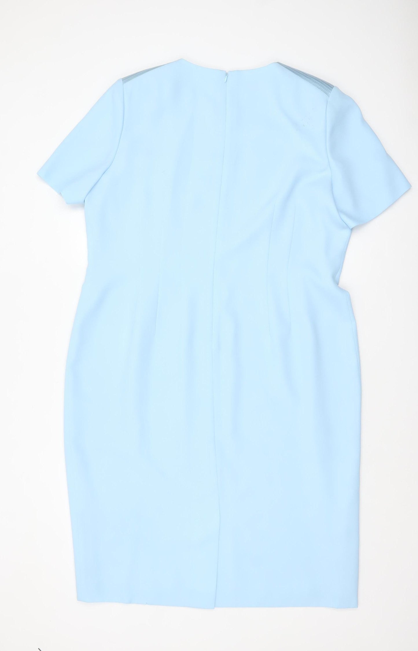 Condici Women Blue Sheath Knee Length Dress Size 20 Formal Wedding