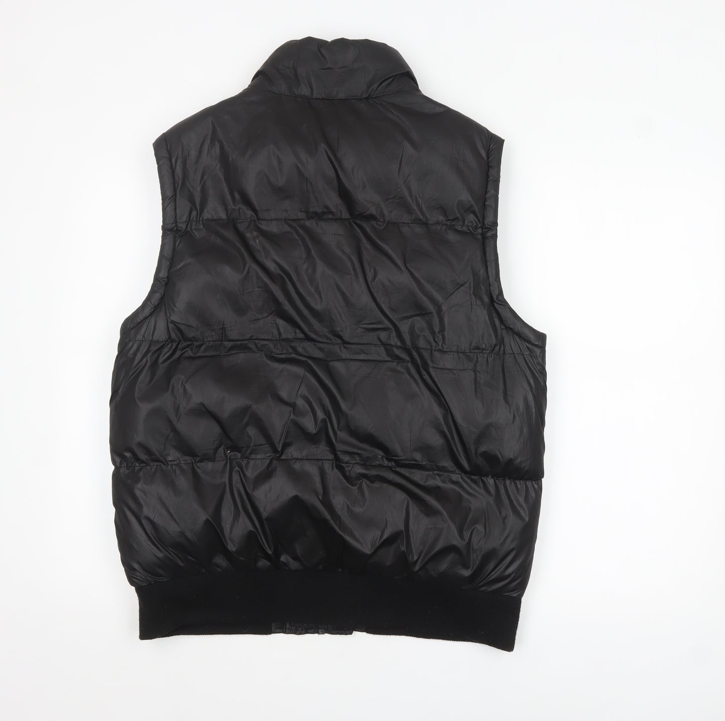 Cedarwood State Men's Black Puffer Waistcoat Medium Polyester