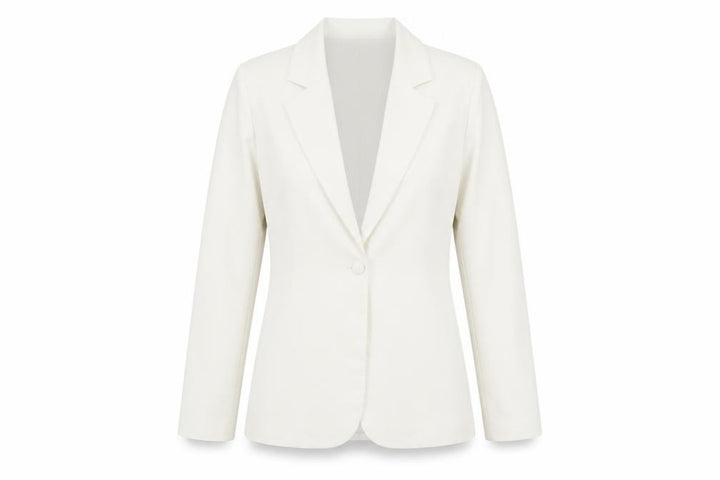 Missguided Women’s Ivory Tall One-Button Blazer UK 12