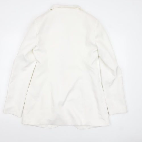 Missguided Women’s Ivory Tall One-Button Blazer UK 12