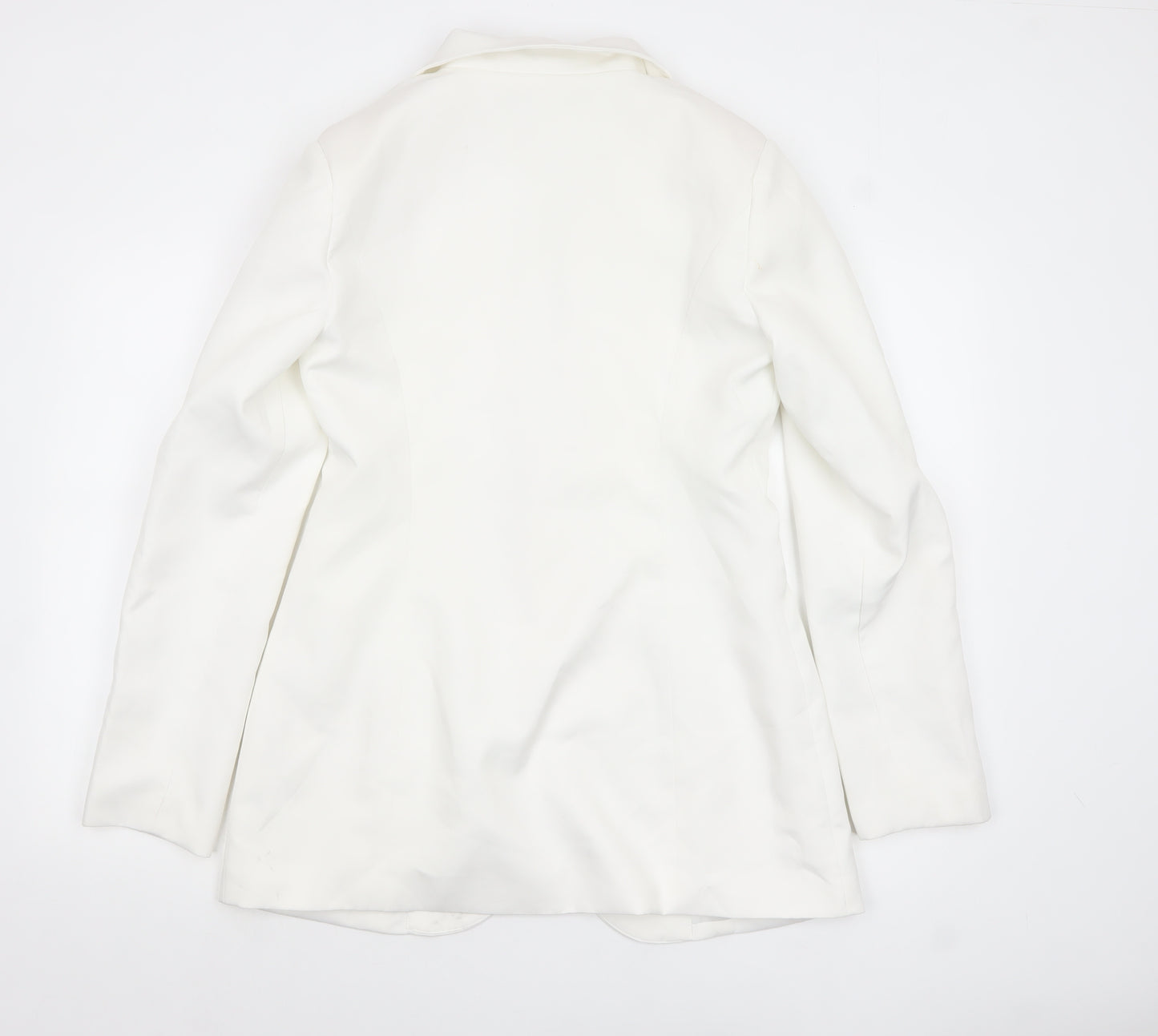 Missguided Women’s Ivory Tall One-Button Blazer UK 12