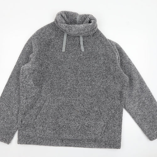 Marks and Spencer North Coast Men's Grey Fleece Pullover Sweatshirt L