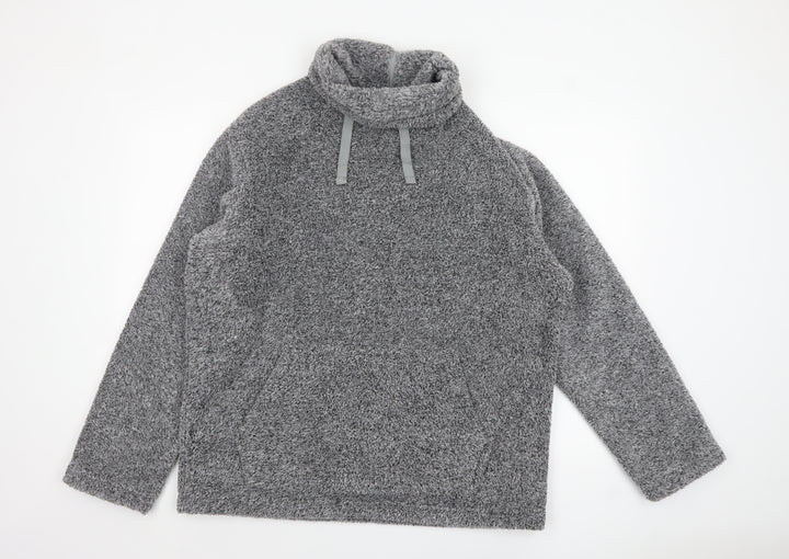 Marks and Spencer North Coast Men's Grey Fleece Pullover Sweatshirt L