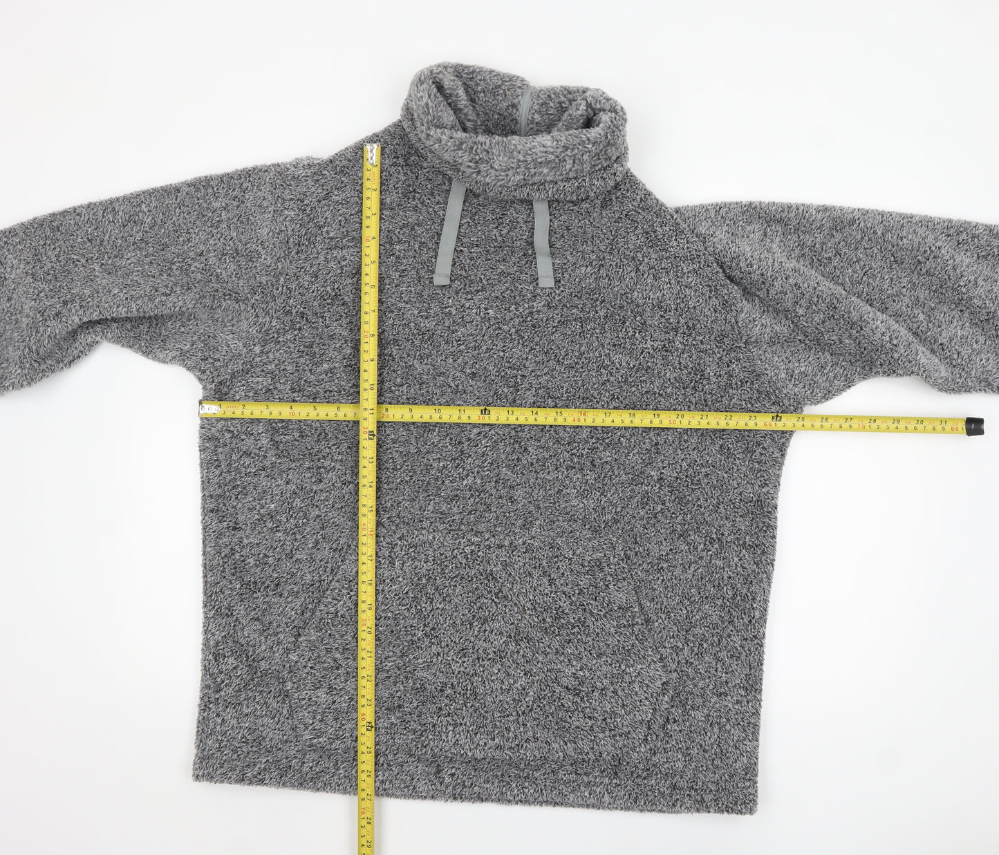 Marks and Spencer North Coast Men's Grey Fleece Pullover Sweatshirt L