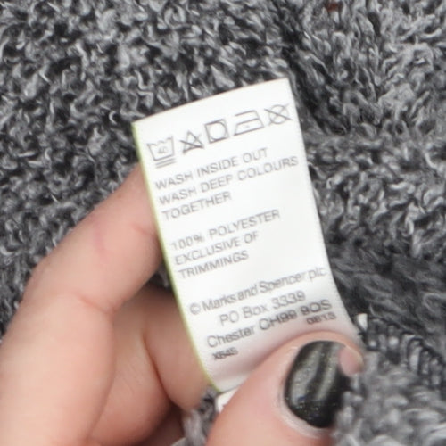 Marks and Spencer North Coast Men's Grey Fleece Pullover Sweatshirt L