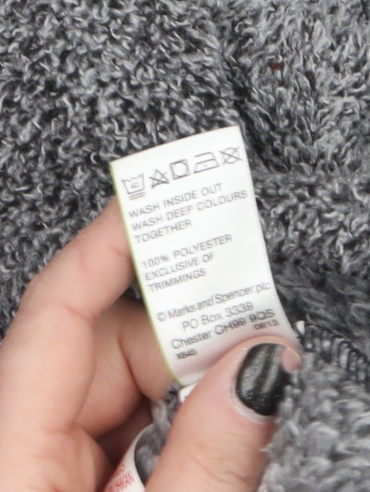 Marks and Spencer North Coast Men's Grey Fleece Pullover Sweatshirt L