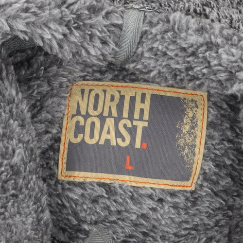 Marks and Spencer North Coast Men's Grey Fleece Pullover Sweatshirt L