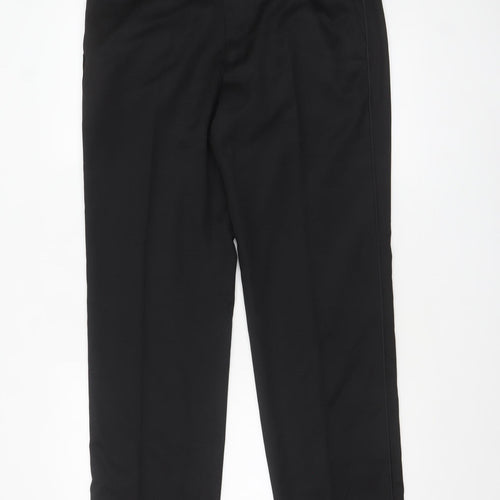 Marks and Spencer Men's Black Regular Fit Dress Pants 34W 31L