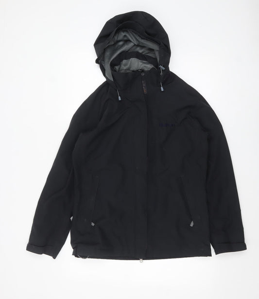 Rohan Women's Black Waterproof Hooded Cloudbase Jacket Size S