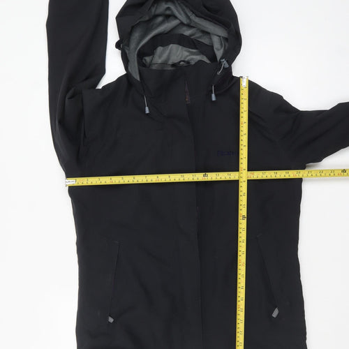 Rohan Women's Black Waterproof Hooded Cloudbase Jacket Size S