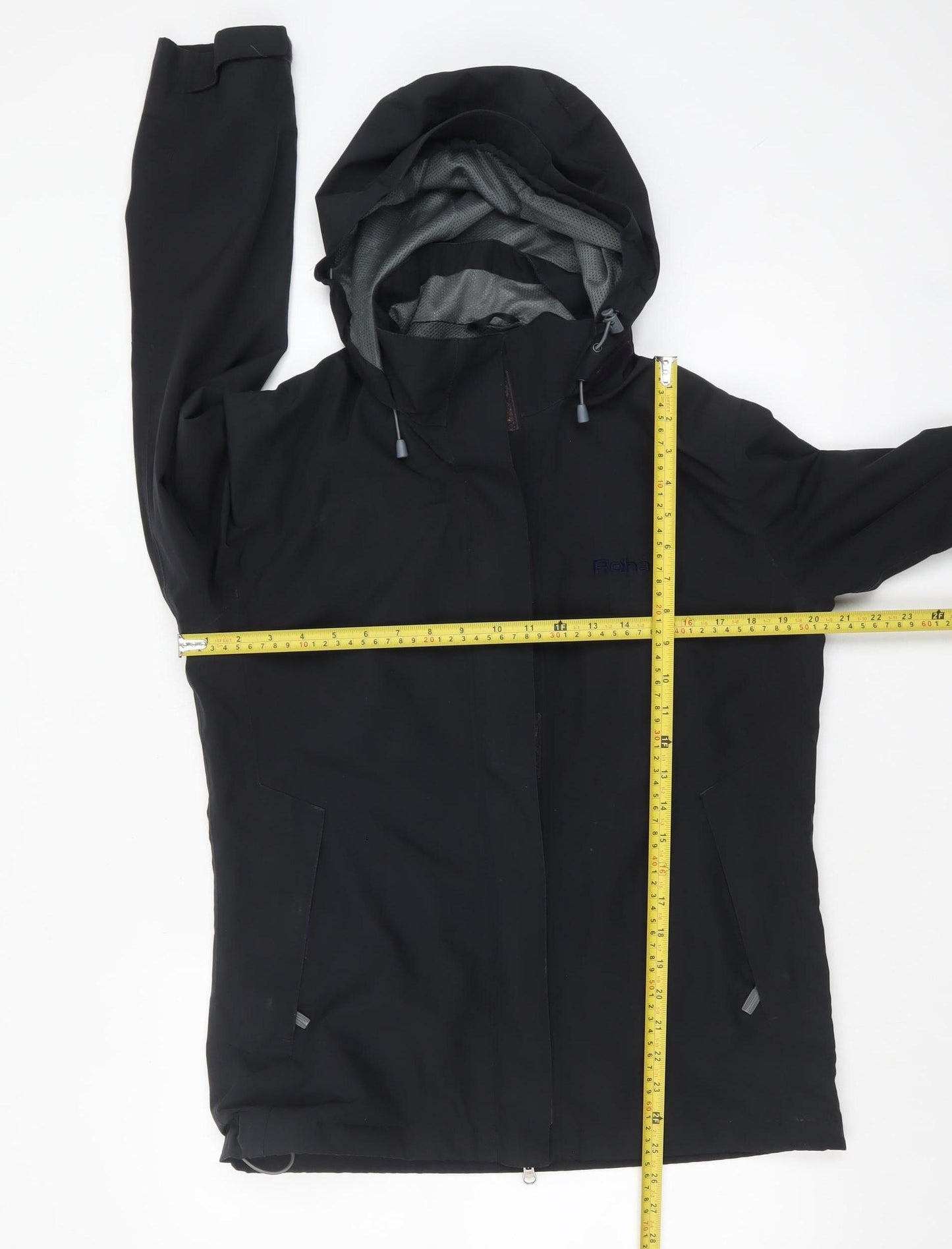 Rohan Women's Black Waterproof Hooded Cloudbase Jacket Size S