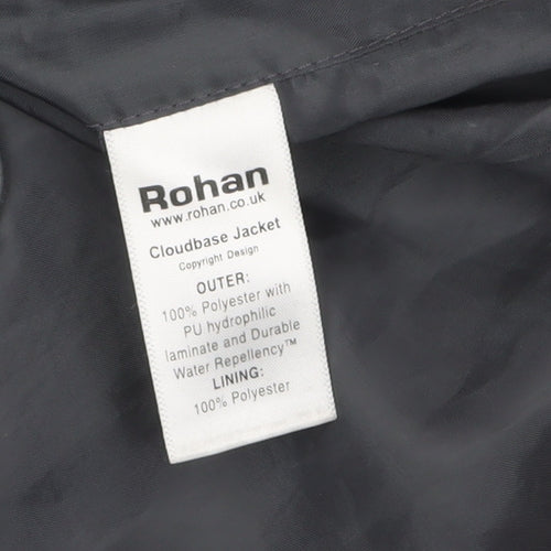 Rohan Women's Black Waterproof Hooded Cloudbase Jacket Size S