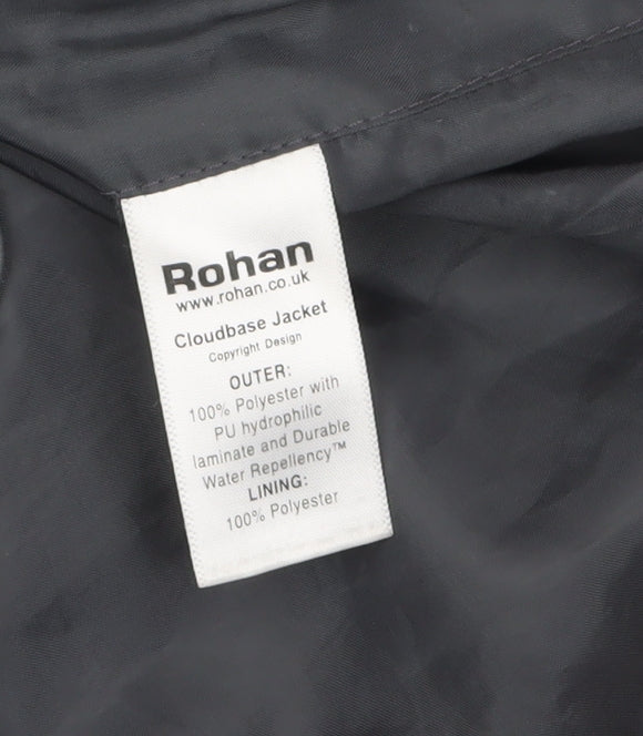 Rohan Women's Black Waterproof Hooded Cloudbase Jacket Size S