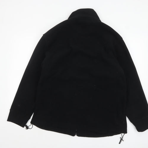 Designed to Endure Men's Black Fleece Jacket L Full Zip England Logo