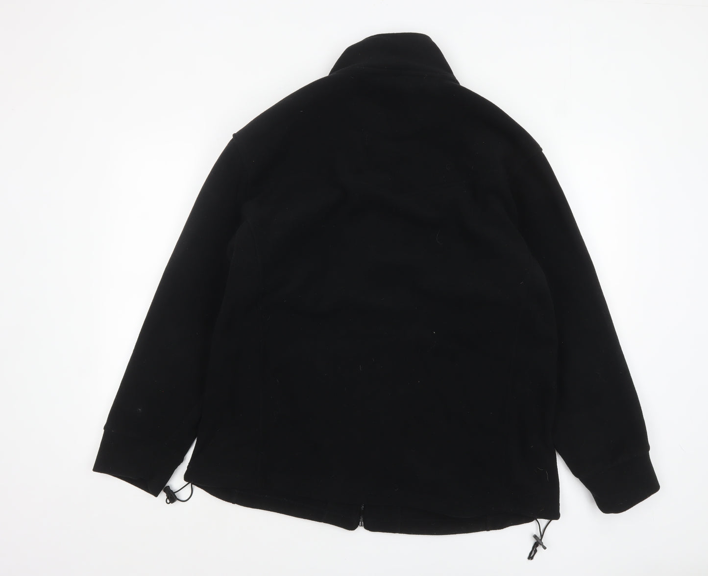 Designed to Endure Men's Black Fleece Jacket L Full Zip England Logo