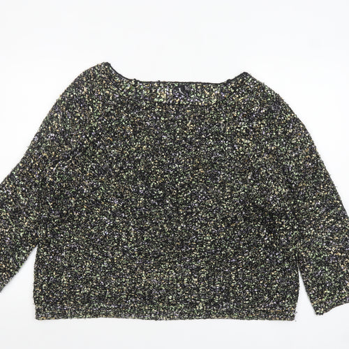 Izabel London Women’s Multicoloured Knit Pullover Jumper Size 12