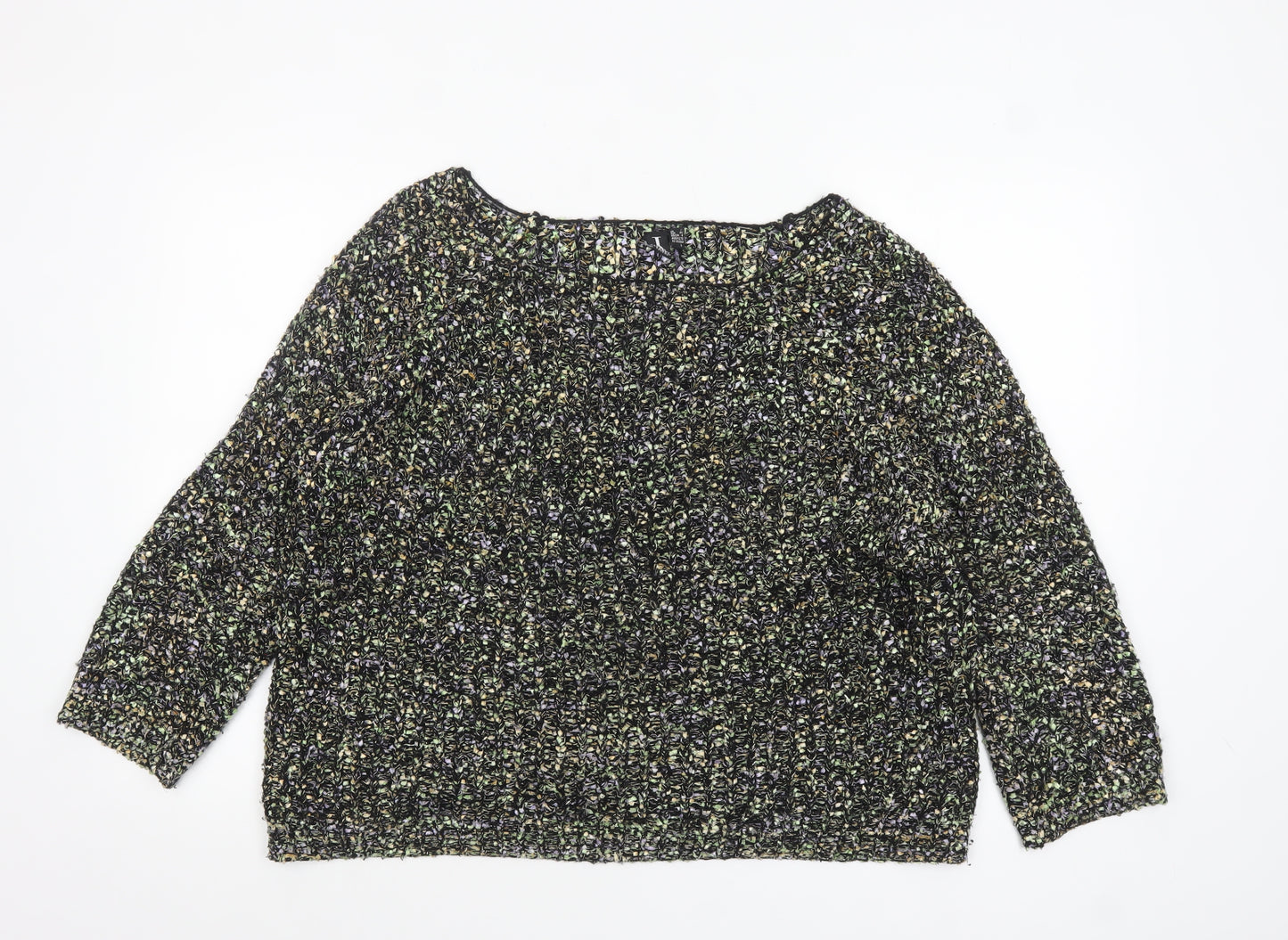Izabel London Women’s Multicoloured Knit Pullover Jumper Size 12