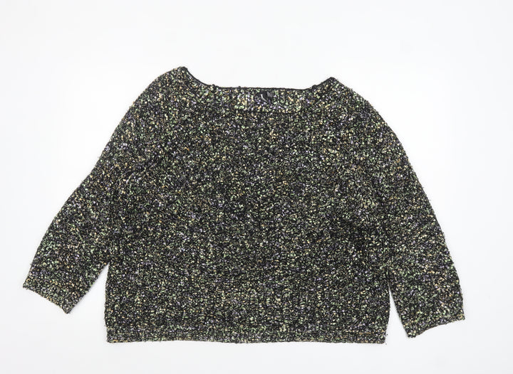 Izabel London Women’s Multicoloured Knit Pullover Jumper Size 12