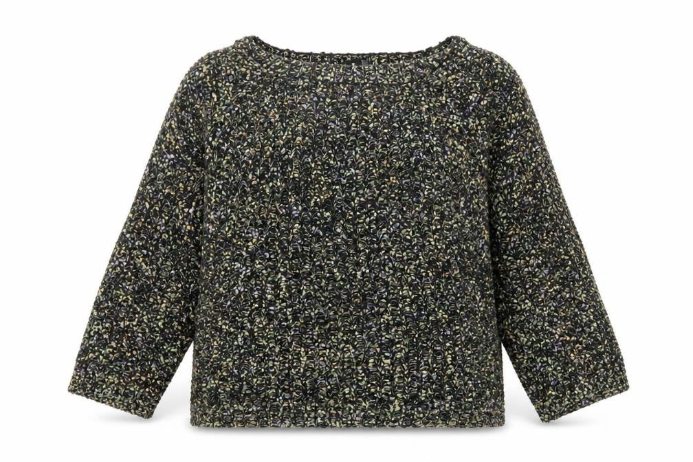 Front view of Izabel London Women’s Multicoloured Knit jumper, size UK 12