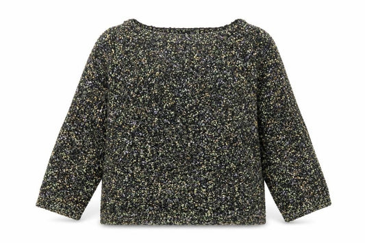 Front view of Izabel London Women’s Multicoloured Knit jumper, size UK 12
